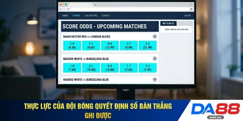 Kèo Tỷ Số - Cẩm Nang 3 Bí Quyết Dự Đoán Bách Phát Bách Trúng 3 Thực lực của đội bóng quyết định số bàn thắng ghi được